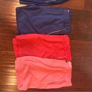 Bundle for Brian Criquet Shorts Blue Brick Red and Light brick Coral 3 pairs